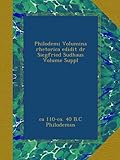 Image de Philodemi Volumina rhetorica edidit dr Siegfried Sudhaus Volume Suppl