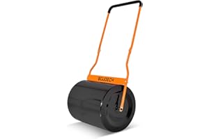 BOUDECH® Tabur - Rodillo Manual para césped 50 cm, Mango ergonómico ⌀40cm y capacidades 62L