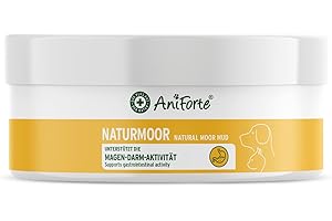 AniForte Natural Moor pour chiens et chats 300 g – Améliore l'état des matières fécales, la digestion, l'activité gastro-intestinale et stimule l'appétit