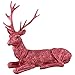 Produktbild AM-Design · Liegender Glimmer-Hirsch 18cm · altrosa