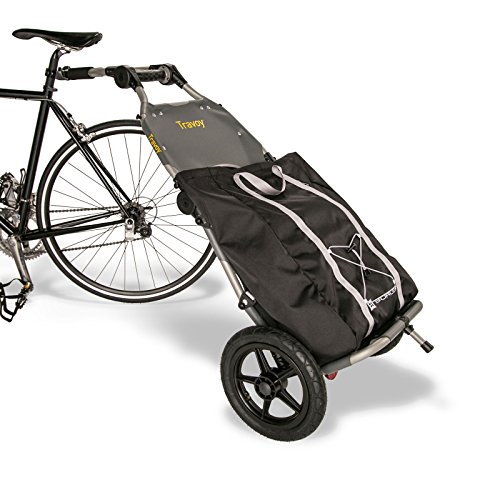 Burley Travoy Fahrrad Lastenanhänger und Einkaufs-Trolley (inkl. Kupplung)