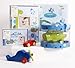 CR Gibson Baby's First Year Calendar -- Newborn Baby Gift Set / Keepsake / Memory Book / Baby Journal (Boy Oh Boy!)