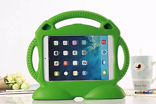 iPad Mini 4 Schale, iPad Mini 3 Cover, DeeMall Shock Proof Convertible Handle mit Kickstand Kinder freundliches Schutz Fall for Apple iPad Mini 1/2/3/4 Tablet – Thomas Green - 2
