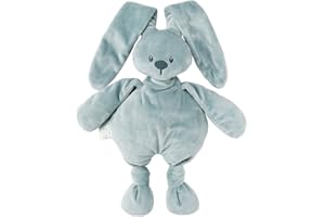 Nattou Kuscheltier Hase Lapidou, Wegbegleiter ab der Geburt, 36 cm, Graugrün