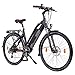 Produktbild NCM Milano+ 28 Zoll Trekking / Urban E-Bike, 48V 250W Das-Kit Heckmotor, 48V 14Ah 672Wh designer Rahmen Akku mit Panasonic Li-Ion Zellen, hydraulische Tektro Scheibenbremsen, 8 Gang Shimano Altus / Acera Gangschaltung, matt schwarz