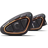 Midland BTX1 Pro Twin C1230.16, Interfono Moto Bluetooth Doppio, Auricolari Casco Impermeabili IPX6, Cancellazione del Rumore