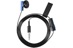 VBESTLIFE 3.5mm Mono Gaming Earphone Headphone Headset with Mic for Sony Playstation 4 PS4 Controller