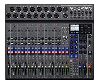 Zoom L-20 Livetrack - Console mixage 20 voies - 6 mixages casques individuels - enregistreur multipiste et interface audio