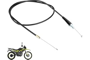 CLOUDLINK Motorcycle Throttle Cable 110CM Replacement pit bike Throttle Cable Straight Head for Pit Dirt Motor Trail Bike