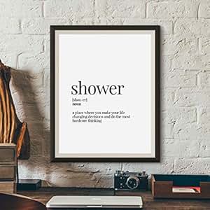 Bestofbharat Shower Funny Dictionary Definition Wall