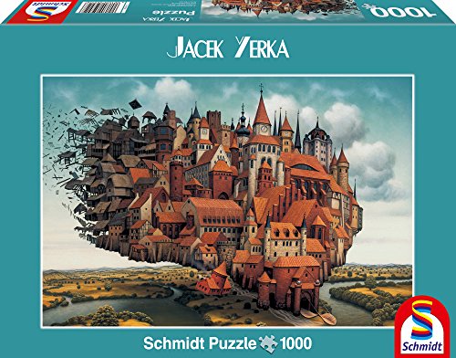 Preisvergleich Produktbild Schmidt Spiele 59512 - Puzzle - fliegende Stadt, 1000 Teile