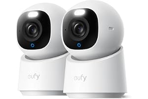 eufy Security Inomhuskamera E30, 4K & AI-spårning, tvåvägsljud, 2-pack