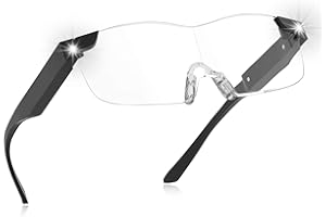 OKH Lenti D'ingrandimento Ricaricabili Con Luce A Led, Vivavoce 200% Blocco Della Luce Blu Lenti D'ingrandimento Illuminate Per Hobby, Lettura, Lavoro Ravvicinato