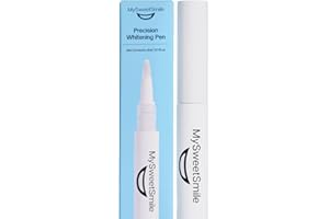 MySweetSmile Precision Whitening Pen – Whiter Smile in 10 Minutes – Targets Stains On Crooked & Crowded Teeth – Dentist-Approved & Enamel-Safe – IndyBest Award-Winning Brand – Fresh Mint Flavour
