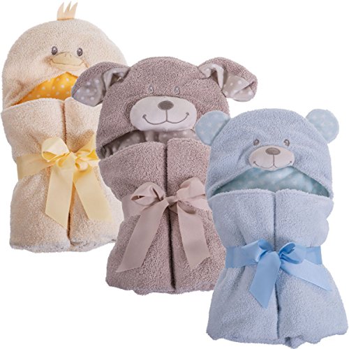 Preisvergleich Produktbild Kinder Badeponcho / Bademantel / Kapuzenhandtuch (Auswählbar in 3 Motiven) (Hund)