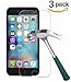 Produktbild Cäsar-Glas [3 Stück] Panzerglas Schutzglas für Apple iPhone 6 Plus/6S Plus (+), Anti-Kratzen, Anti-Öl, Anti-Bläschen, 9H Echt Glas Panzerfolie Schutzfolie