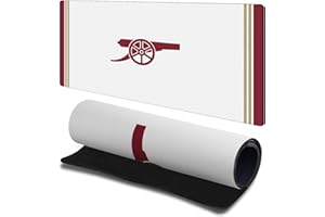 Head Case Designs Officially Licensed Arsenal FC Third 2025/26 Kit Gaming Office Desk PC Keyboard Mouse Mat Pad 23.62 x 11.81 x 0.12 inches (600 x 300 mm) - L