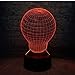 Produktbild Lkfqjd 7 Farbwechsel Kreative Große Glühbirne Form 3D Usb Led Lampe Illusion Nachtlicht Multicolor Hause Tischdekor Optische Quelle Beleuchtung Geschenk