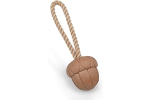 Petface Acorn on a Rope Dog Toy (Pack of 1)