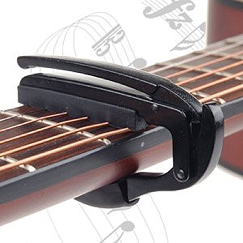 Preisvergleich Produktbild SolPortalHome Metalll Gitarren Kapodaster Schwarz