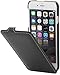 Produktbild StilGut UltraSlim Case, Hülle aus Leder für Apple iPhone 6s (4.7"), Schwarz