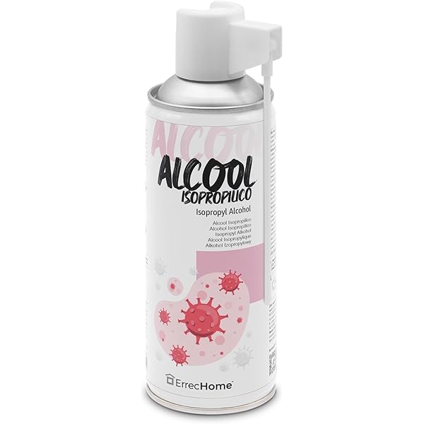 Bomboletta Spray Alcool Isopropilico Pulizia Superfici Isopropanolo 200 Ml Due Ci L 15.1.1.794.gp.91516 - Foto 2