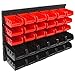 Produktbild Panorama24 Wandregal Stapelboxen Set  32 tlg Box  extra starke Wandplatten  Regal erweiterbar  Werkstattregal Lagerregal Werkstattwandregal Steckregal Sortimentskasten Kleinteilemagazin