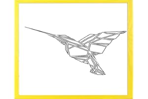 postergaleria Marco de fotos | 30x40 | Amarillo | Madera Plexiglás | 8 colores | 5 tamaños | Marco del cartel | marco de la foto