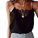 Produktbild Tanktops Damen Dasongff Damen Tank Tops Spitzennähte Trägerlosen BH Weste Leibchen Crop Top Weste Bralette Shirt Bluse Trägertop Cami (S, Schwarz-B)