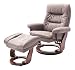 Produktbild Robas Lund, Sessel, Relaxsessel, Samone XL, mit Hocker, taupe, 121 x 87 x 104 cm,  64052TK5