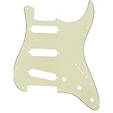 Fender Pickguard, Stratocaster&reg; S/S/S, 11 delikli tutucu, nane yeşili, MG/B/MG, 3 katlı
