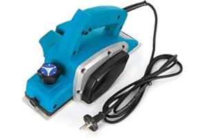 YEITBY Rabot professionnel électrique | 800 W | Largeur de rabotage 82 mm | Profondeur max 2 mm | Plateau fraisé à plat | Puissant pour bois | Panneaux