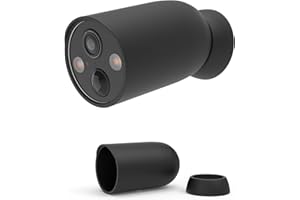 TIUIHU Silikonowe etui do kamery zewnętrznej TP-Link Tapo C425, wodoszczelne, silikonowe etui do kamery TP-Link Tapo C425 KIT, na zewnątrz, z akumulatorem, miękkie, odporne na zarysowania etui