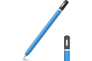 TRONWIN Apple Pencil 2nd Generation Case, Silicone Sleeve Classic Design Cover With Perfect Grip Skin, Compatible With Apple Pencil 2 (Blue)