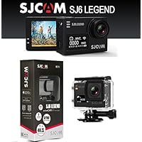 SJCAM SJ6 Legend Dual Screen 2-inch LCD Touchscreen 2880x2160 Novatek NT96660 Sports Action Camera with Accessories(Black)