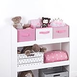 Set aus 3 Aufbewahrungskörben – Farbe ROSA - 4