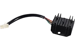 GOOFIT 12V 5 Wire Regulator Rectifier Replacement For 125cc 150cc 200cc 250cc ATV Dirt Bike Go Kart