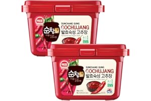 POKOHOME HALAL Sajo Haepyo Sunchang Gung Korean Gochujang Fermented Hot Pepper Chilli Paste 500g, Non GMO, No Artificial Color (Pack 1)