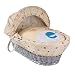 Clair de Lune ABC Wicker Basket (Grey)