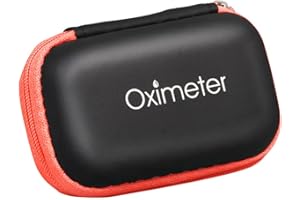 SELILE YANGLY Pochette de Transport pour oxymètre de pouls du Bout des Doigts Sac de Rangement de Voyage de Protection Antichoc