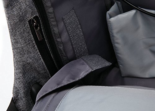 8001  15 6inch Computer Bag Casual Unisex Waterproof Oxford School Backpack Women  Men School Backpack Rucksack  black 