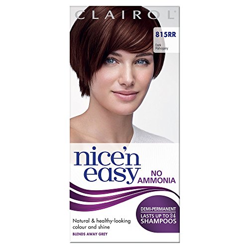 Clairol Nice'n Easy Non-Permanent Hair Dye No Amonia - Dark Mahogany 815RR
