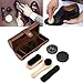 Produktbild Schuhputzkiste Schuhputzset Pflegemittel Schuhputzmittel Schuhcreme Schuh Pflege Schuhreinigung Bürsten Tuch Reisen Set mit Fall HKFV