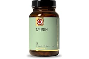 ‎QUINTESSENCE WISSEN, WAS GUT TUT. Quintessence Taurin Kapseln 500 mg je Kapsel, 120 Stk. - Vegan, 100% rein ohne Fließ- und Trennmittel, Hervorragende Qualität und Bioverfügbarkeit, Produziert in Österreich