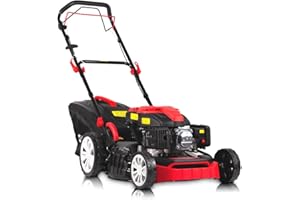 MalTec Kosiarka MasterBlade 17300 W Turbo 60 l | kosiarka spalinowa | szerokość cięcia 51 cm | 8-stopniowa regulacja wysokości koszenia | do trawników do 2800 m² | z pojemnikiem na trawę