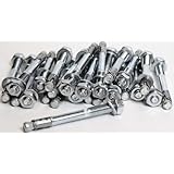 myMAW Schwerlastdübel 25 Stück Packung M10 Bolzenanker Schwerlastanker Dübel Blitzanker Anker M 10 Keilanker verzinkt