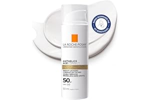 ‎L&APOS;ORÉAL PARIS La Roche Posay Anthelios Age Correct, Moisturising Anti-Age Day Cream with SPF50 for Mature, Sensitive Skin, Prevents Light-induced Skin Ageing, with Niacinamide and Phe Resorcinol, 50 ml