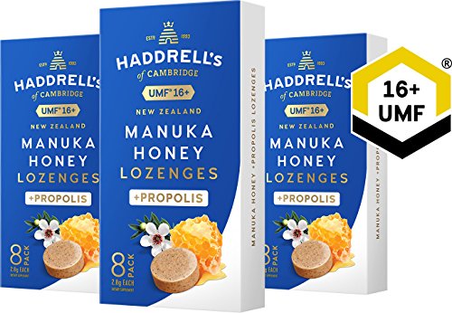 Haddrell's Manuka Honig Lutschbonbons mit Propolis
