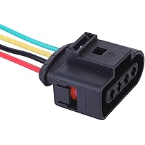 2 Connettori Bobina Accensione Auto Con Cavo - Ricambio 4 Pin 1J0973724 - Compatibile Con Molte Vetture