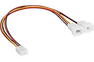 Adapter 3 pin na 2x 3-pin Akyga AK-CA-52 Rozdzielacz do wentylatorów kabel 15cm
